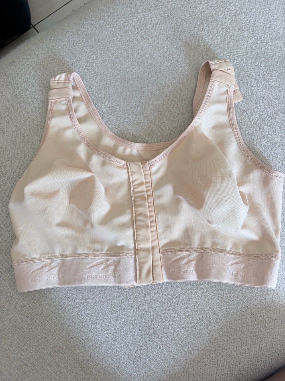 Marena Nude Front-Closure Post-Surgical Bra